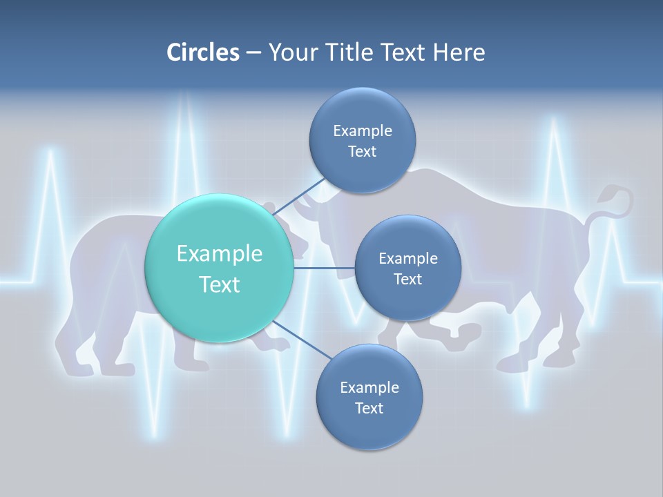 Bitcoin Is A Fight Between Bears And Bulls PowerPoint Template