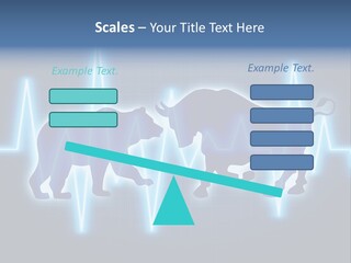 Bitcoin Is A Fight Between Bears And Bulls PowerPoint Template