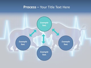 Bitcoin Is A Fight Between Bears And Bulls PowerPoint Template