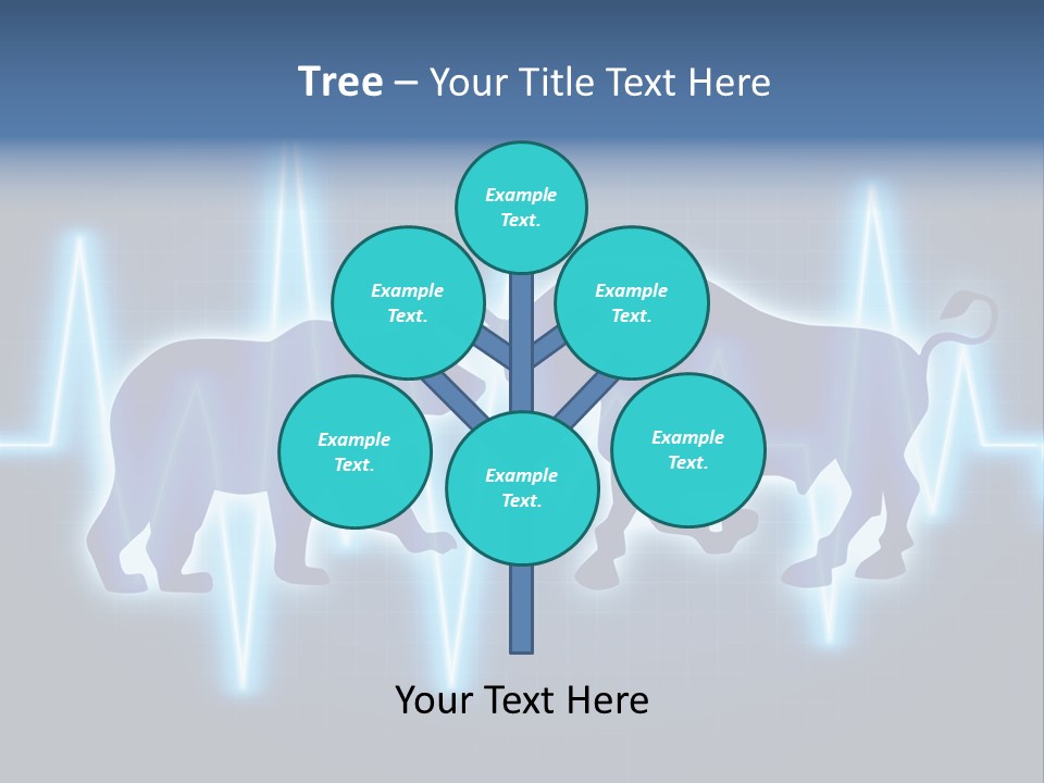 Bitcoin Is A Fight Between Bears And Bulls PowerPoint Template