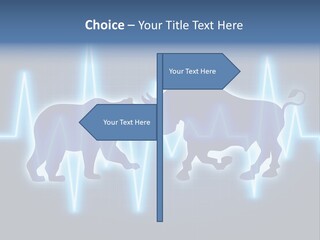 Bitcoin Is A Fight Between Bears And Bulls PowerPoint Template