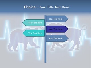 Bitcoin Is A Fight Between Bears And Bulls PowerPoint Template