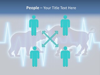 Bitcoin Is A Fight Between Bears And Bulls PowerPoint Template