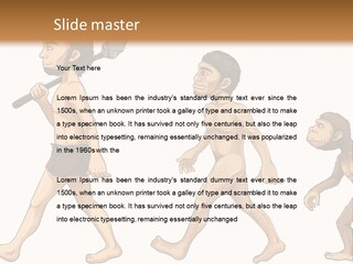 Human Evolution PowerPoint Template