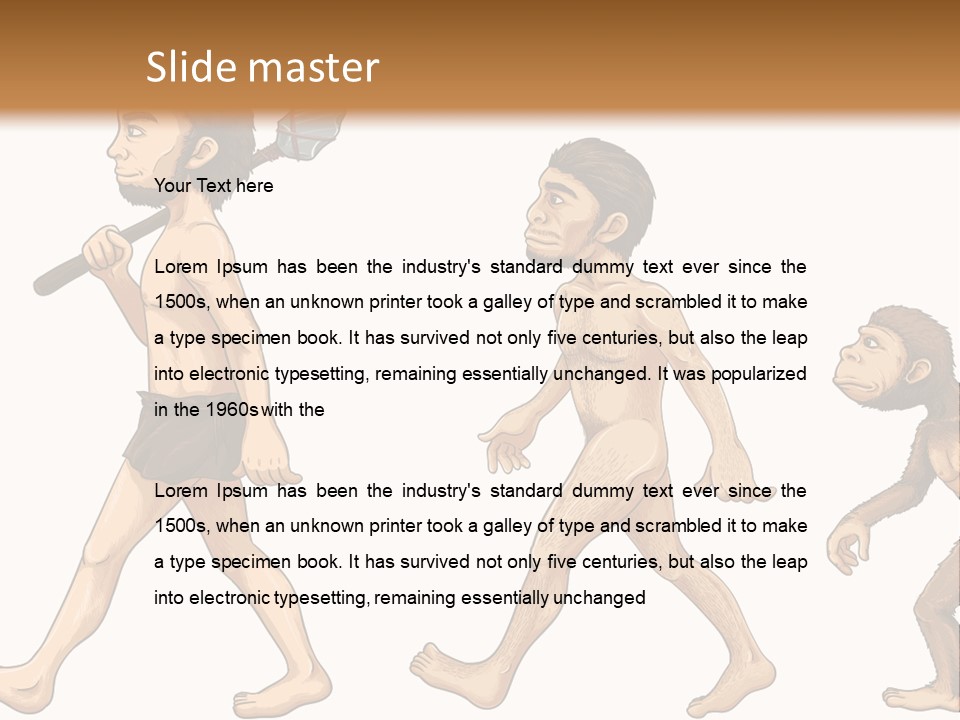 Human Evolution PowerPoint Template