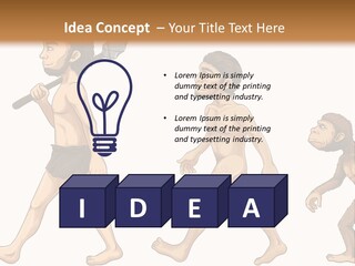 Human Evolution PowerPoint Template