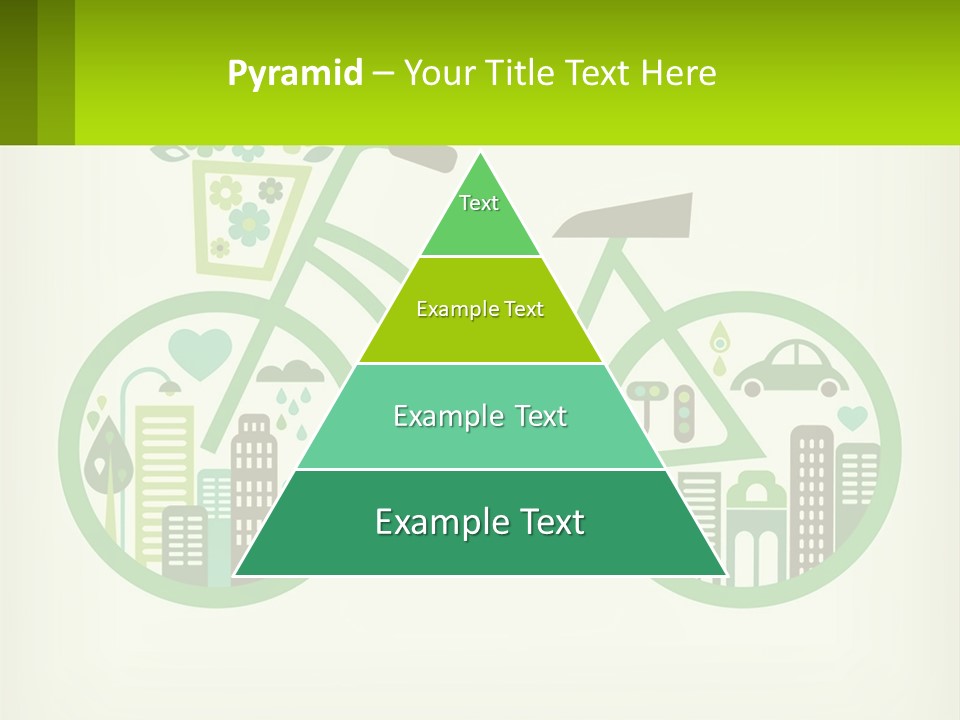 Bicycle In The City PowerPoint Template