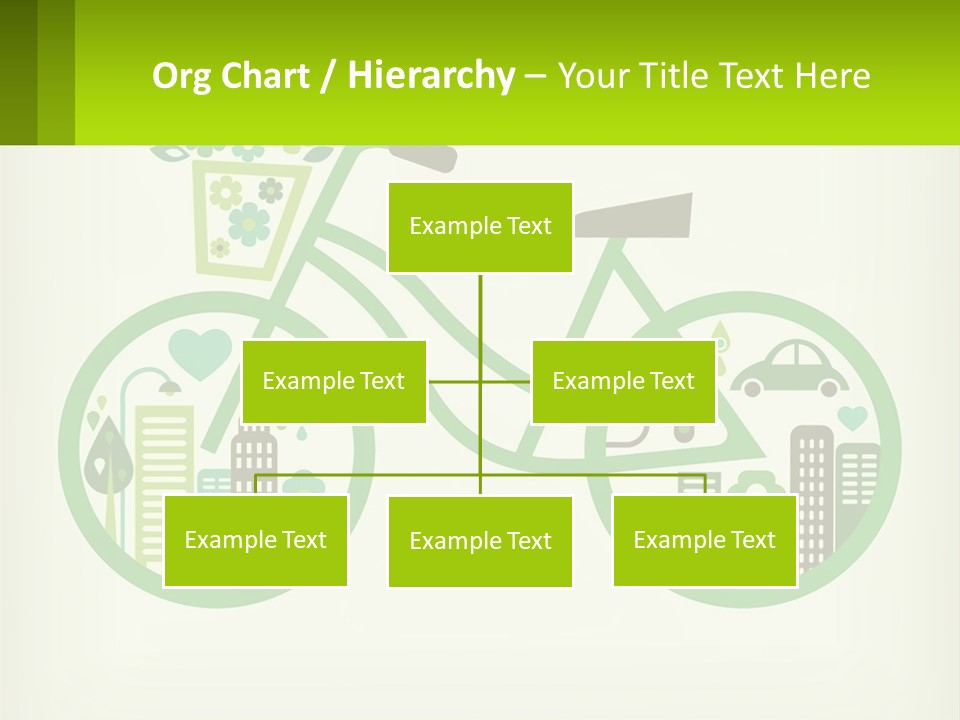 Bicycle In The City PowerPoint Template