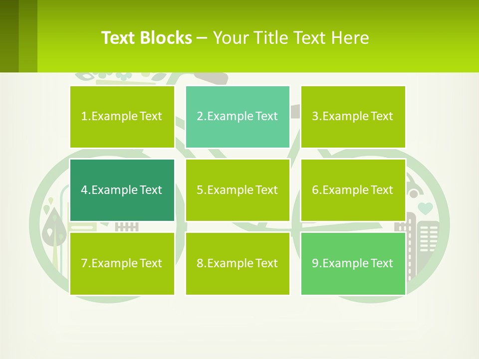 Bicycle In The City PowerPoint Template