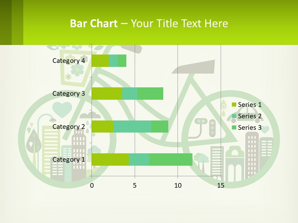 Bicycle In The City PowerPoint Template
