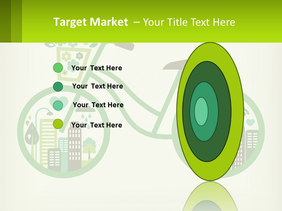 Bicycle In The City PowerPoint Template