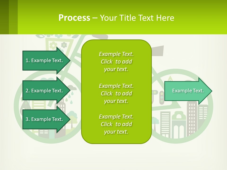 Bicycle In The City PowerPoint Template