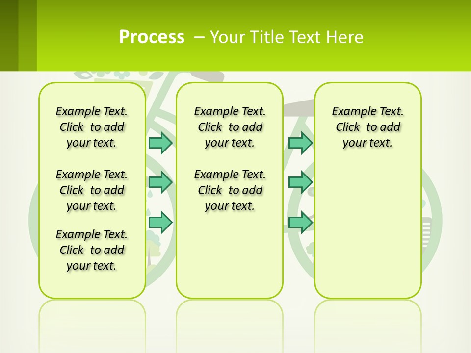 Bicycle In The City PowerPoint Template