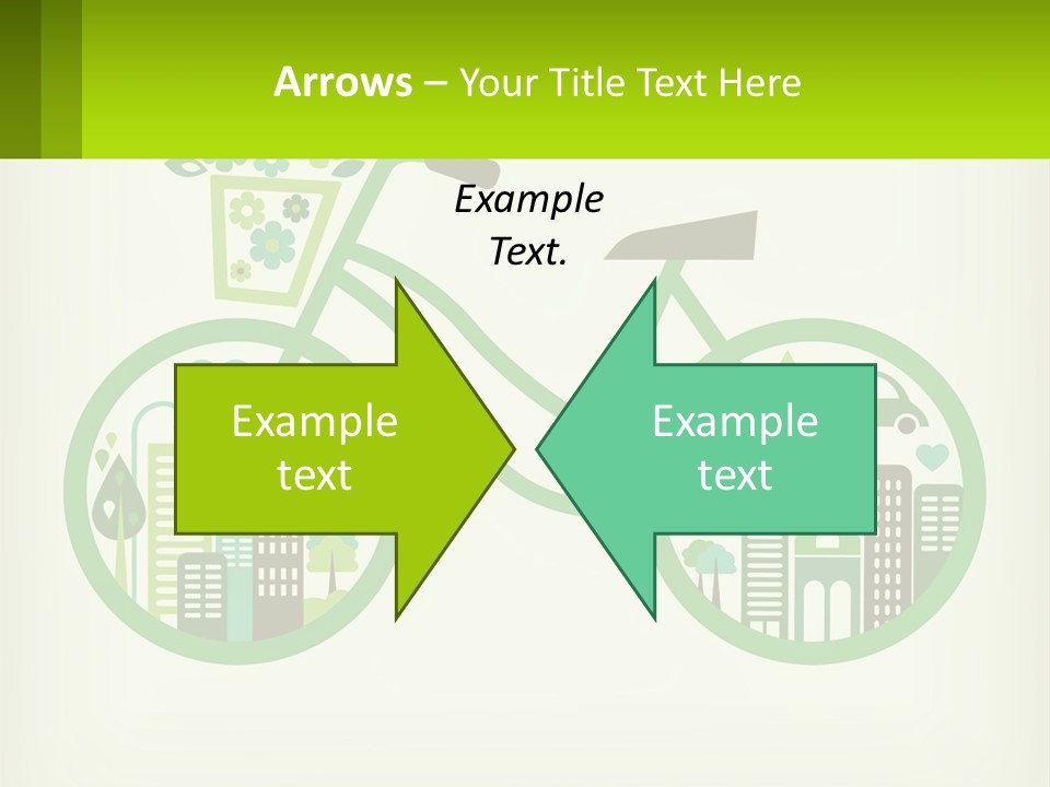 Bicycle In The City PowerPoint Template