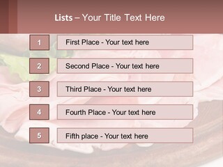 Bacon Slices PowerPoint Template