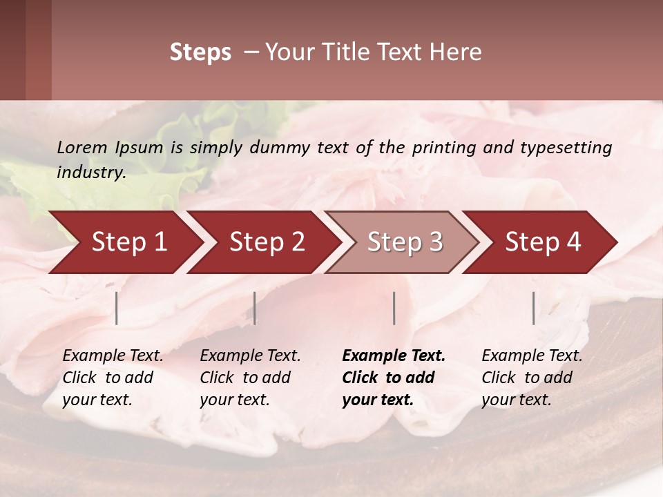 Bacon Slices PowerPoint Template