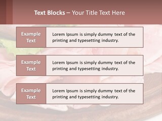 Bacon Slices PowerPoint Template