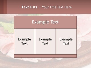 Bacon Slices PowerPoint Template