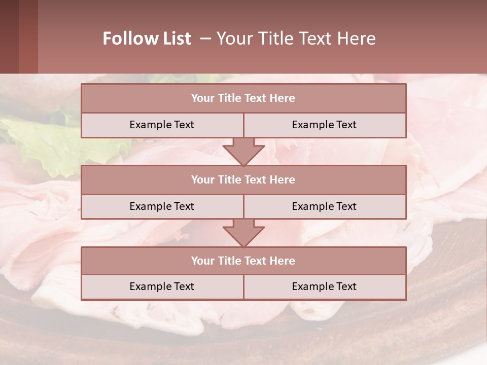 Bacon Slices PowerPoint Template