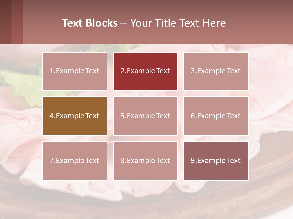 Bacon Slices PowerPoint Template