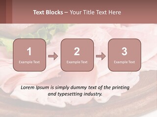 Bacon Slices PowerPoint Template