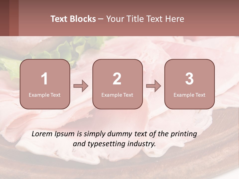 Bacon Slices PowerPoint Template