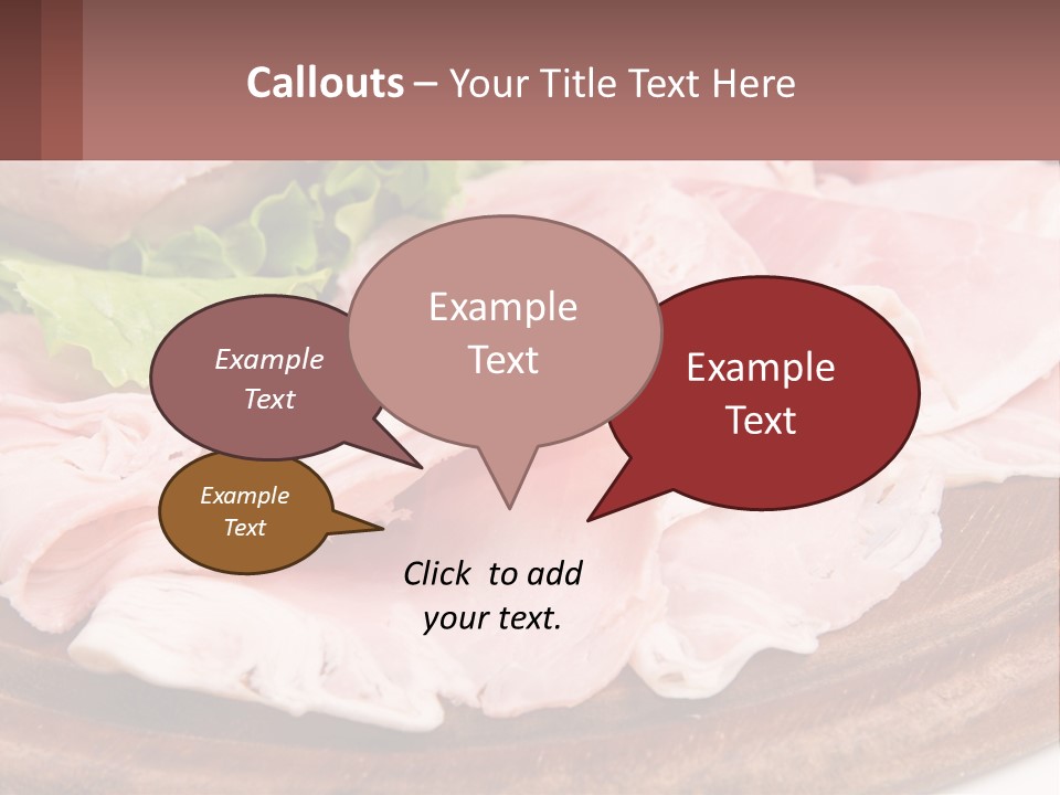 Bacon Slices PowerPoint Template