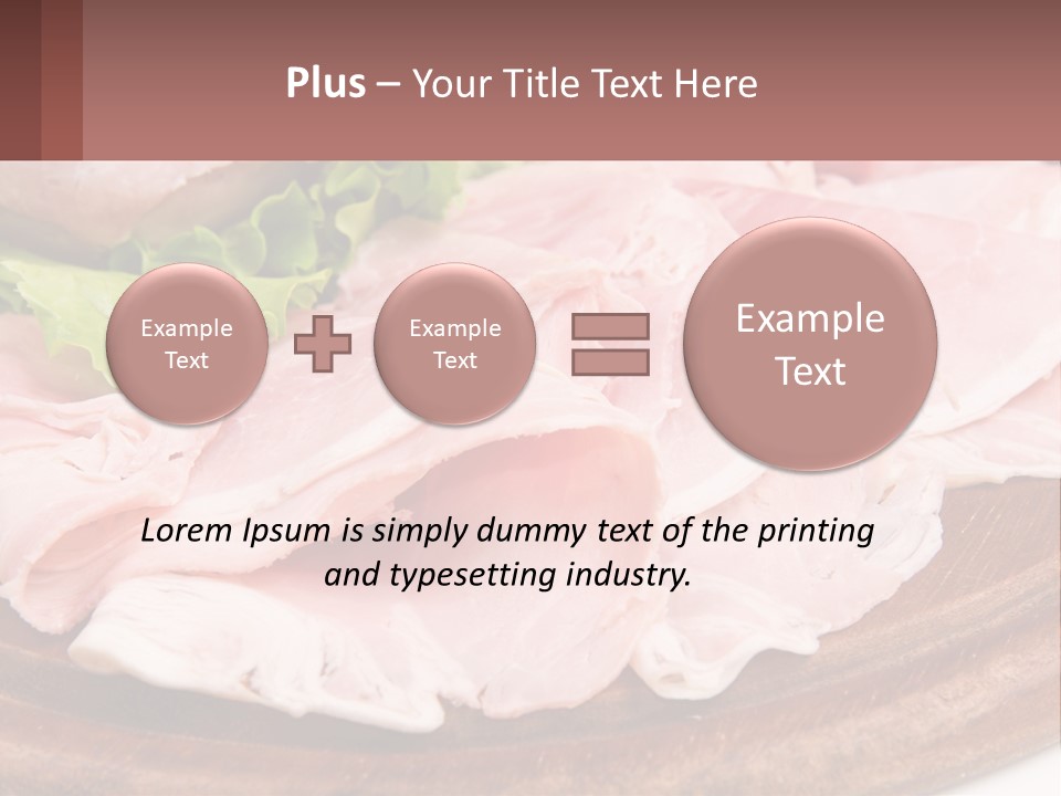 Bacon Slices PowerPoint Template