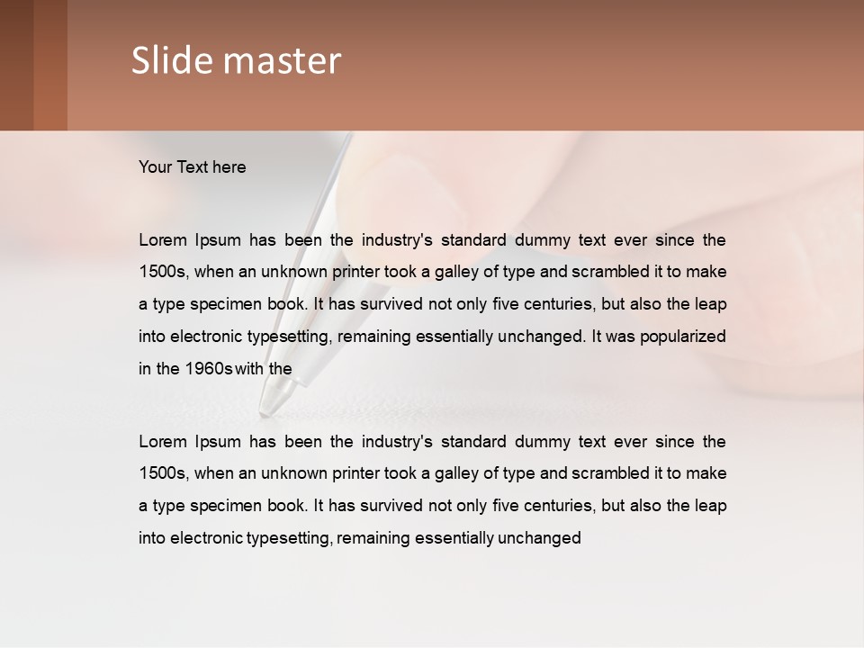 Signature PowerPoint Template