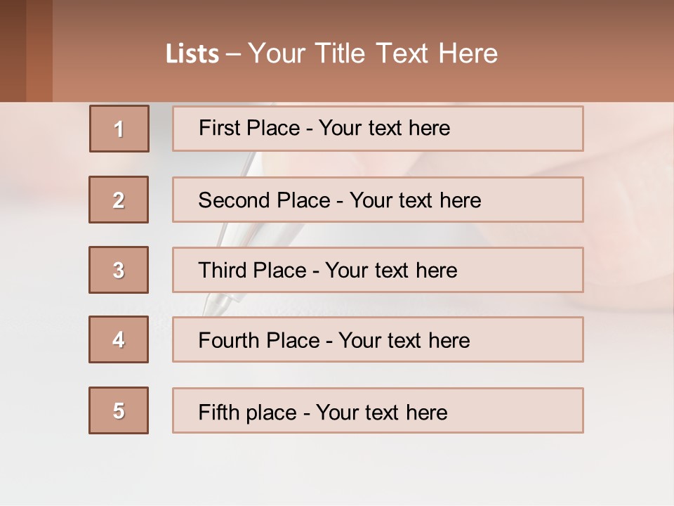 Signature PowerPoint Template
