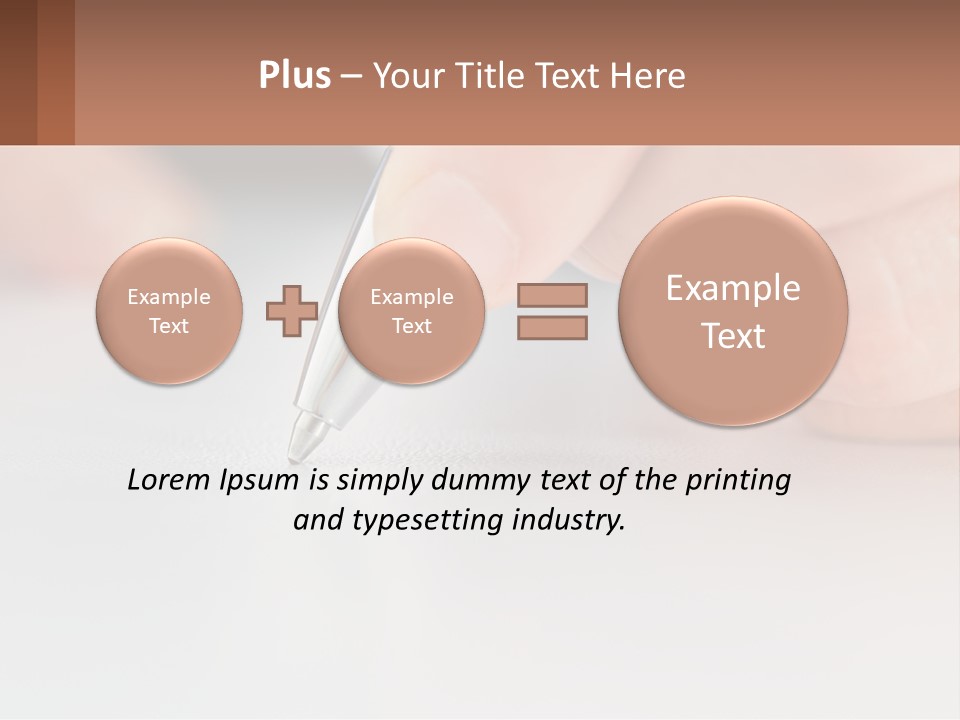 Signature PowerPoint Template