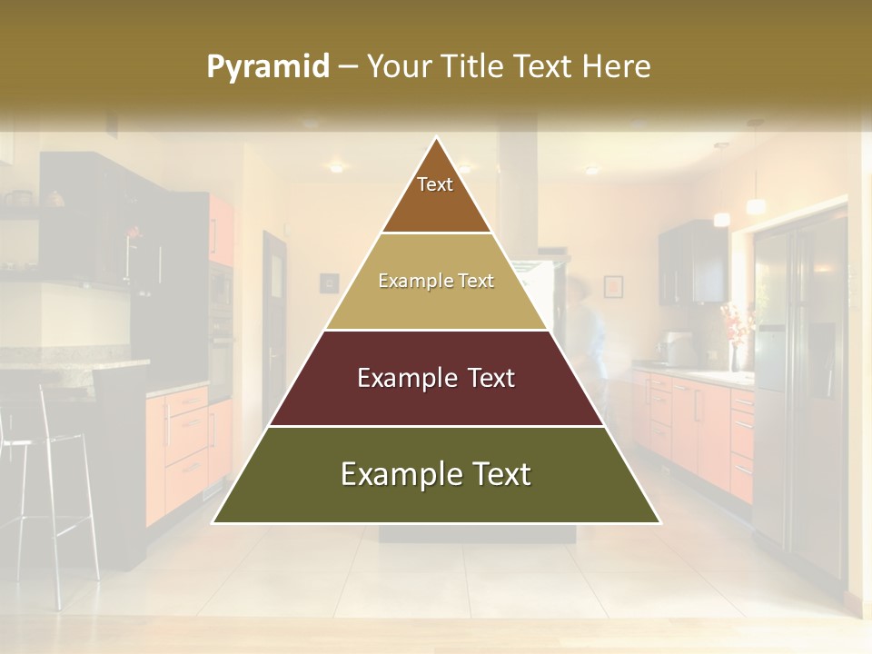 Kitchen In The Apartment PowerPoint Template