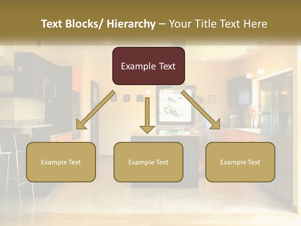 Kitchen In The Apartment PowerPoint Template