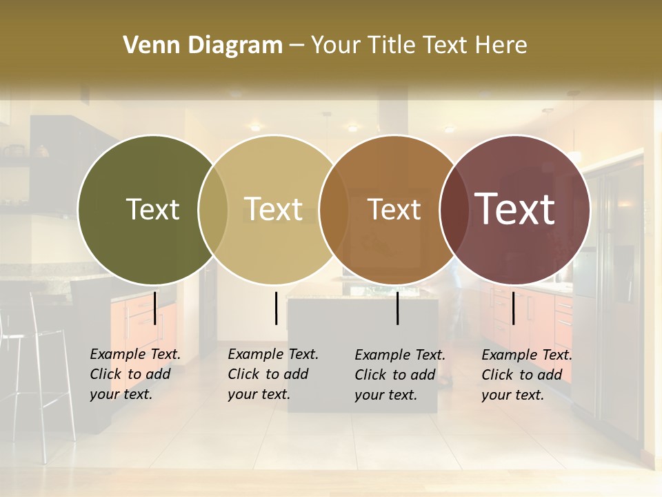 Kitchen In The Apartment PowerPoint Template