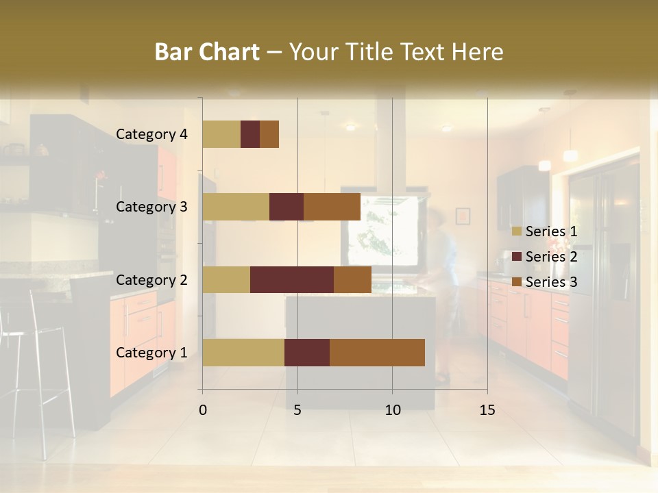 Kitchen In The Apartment PowerPoint Template