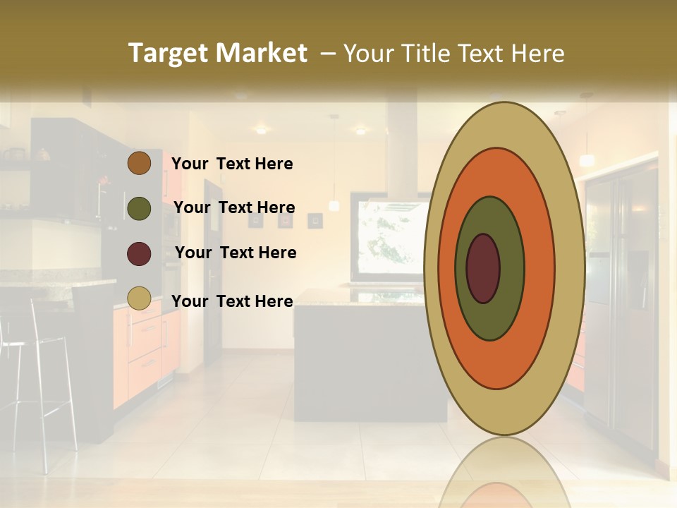 Kitchen In The Apartment PowerPoint Template