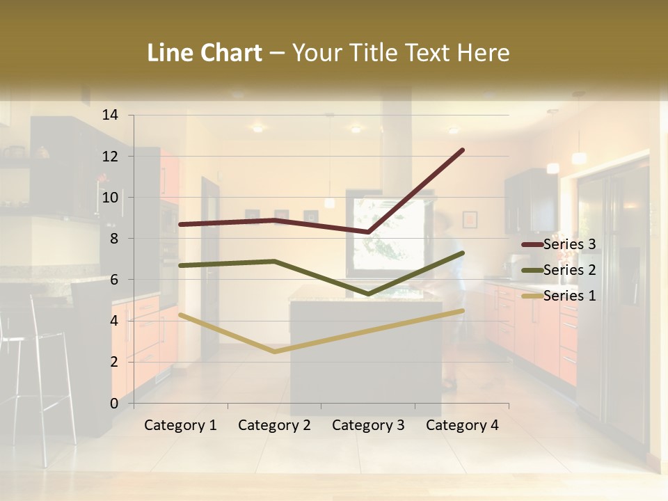 Kitchen In The Apartment PowerPoint Template