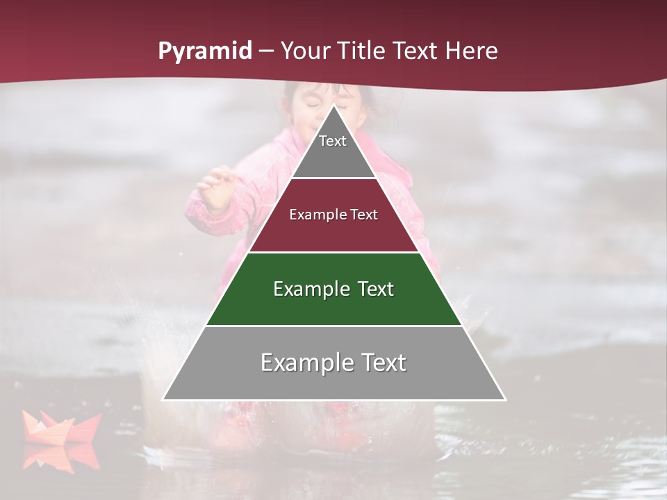 The Child Runs On Kalyuzh PowerPoint Template