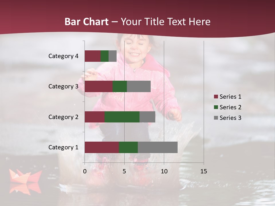 The Child Runs On Kalyuzh PowerPoint Template