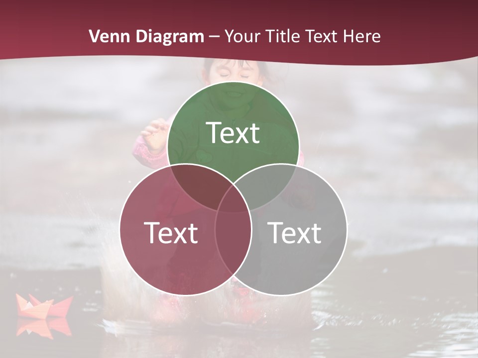 The Child Runs On Kalyuzh PowerPoint Template