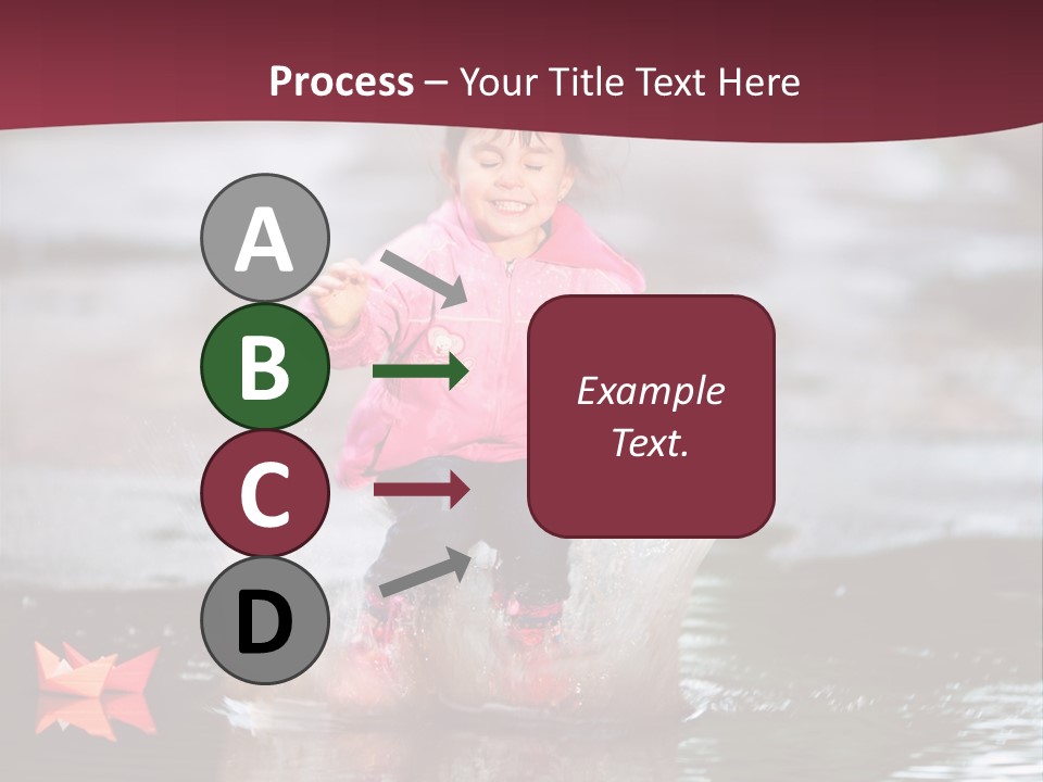 The Child Runs On Kalyuzh PowerPoint Template