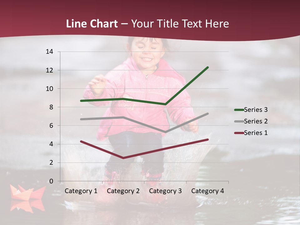 The Child Runs On Kalyuzh PowerPoint Template