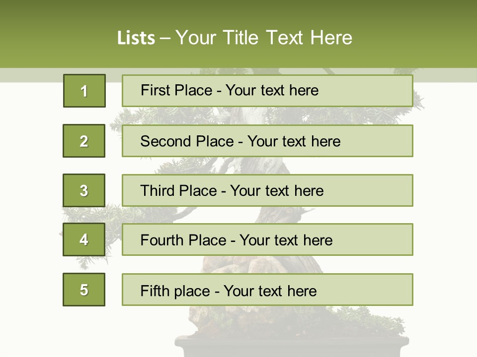 Bodhi Tree PowerPoint Template
