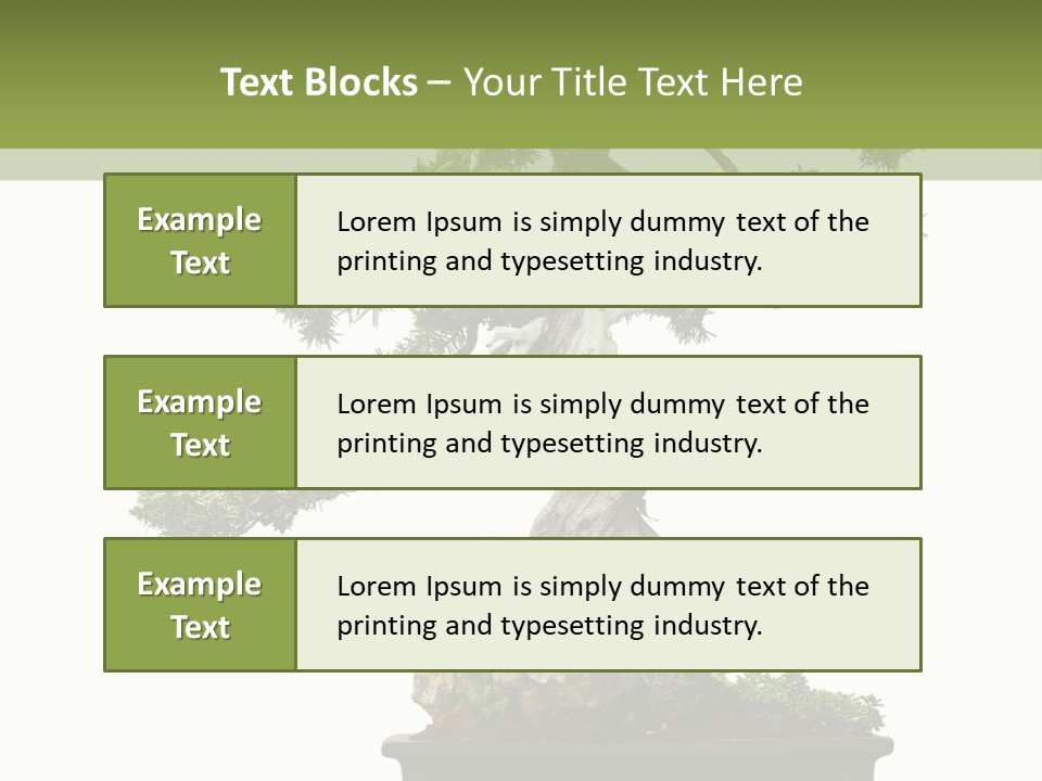 Bodhi Tree PowerPoint Template