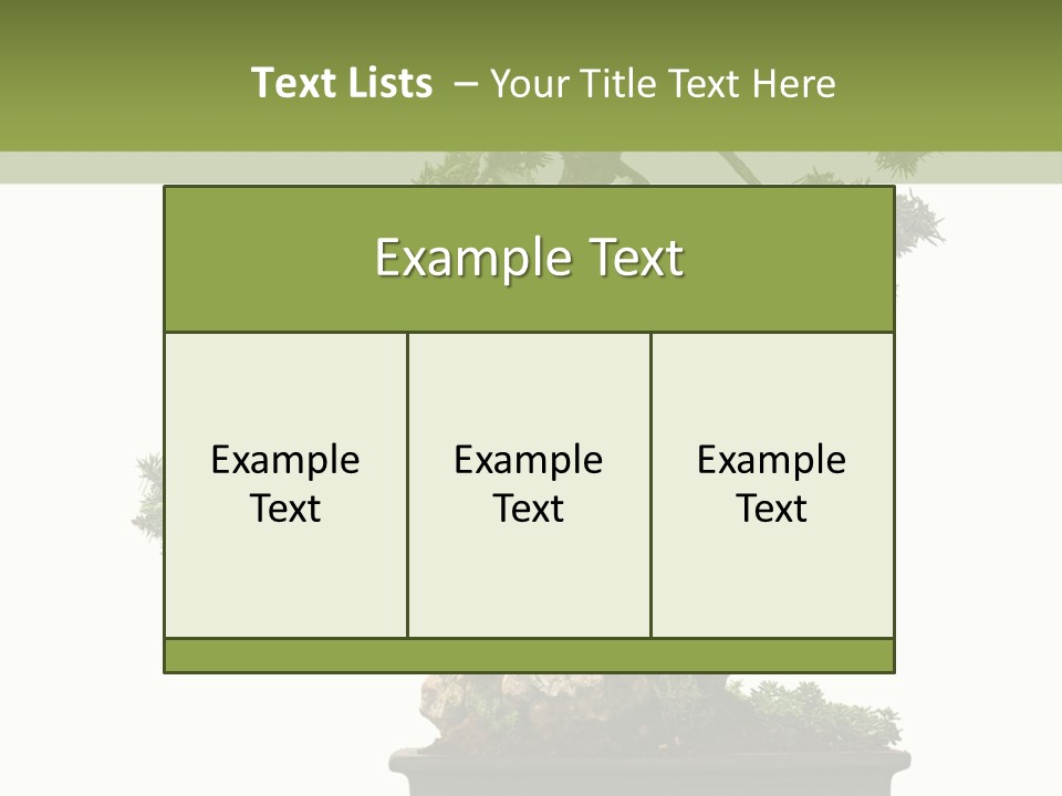 Bodhi Tree PowerPoint Template