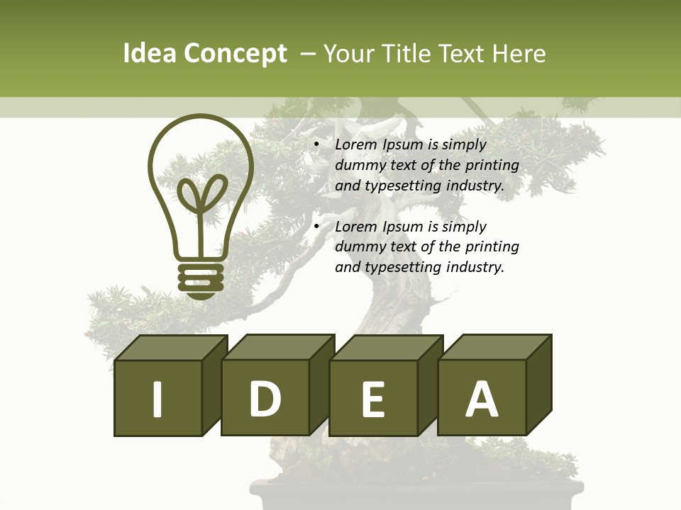 Bodhi Tree PowerPoint Template