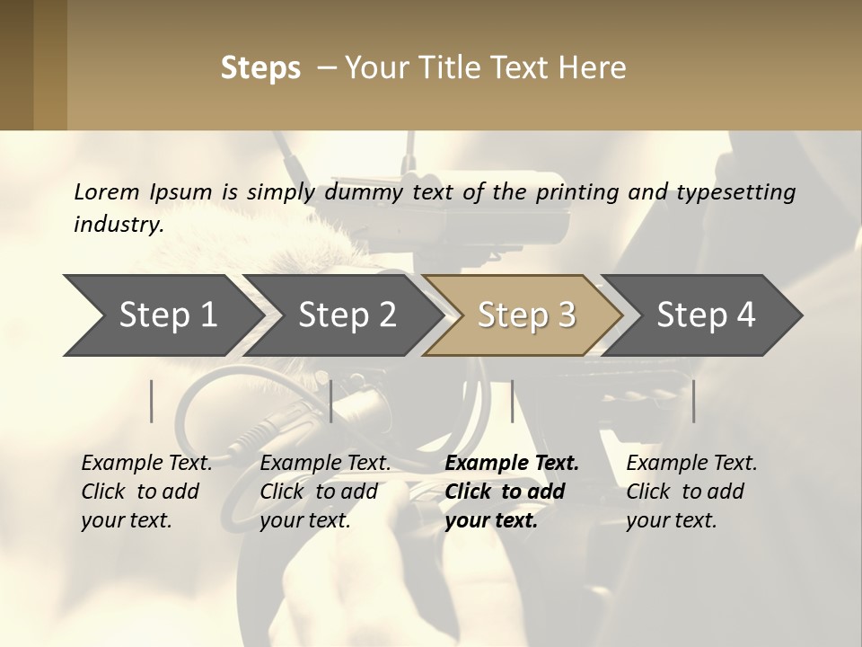 Cinematographer PowerPoint Template