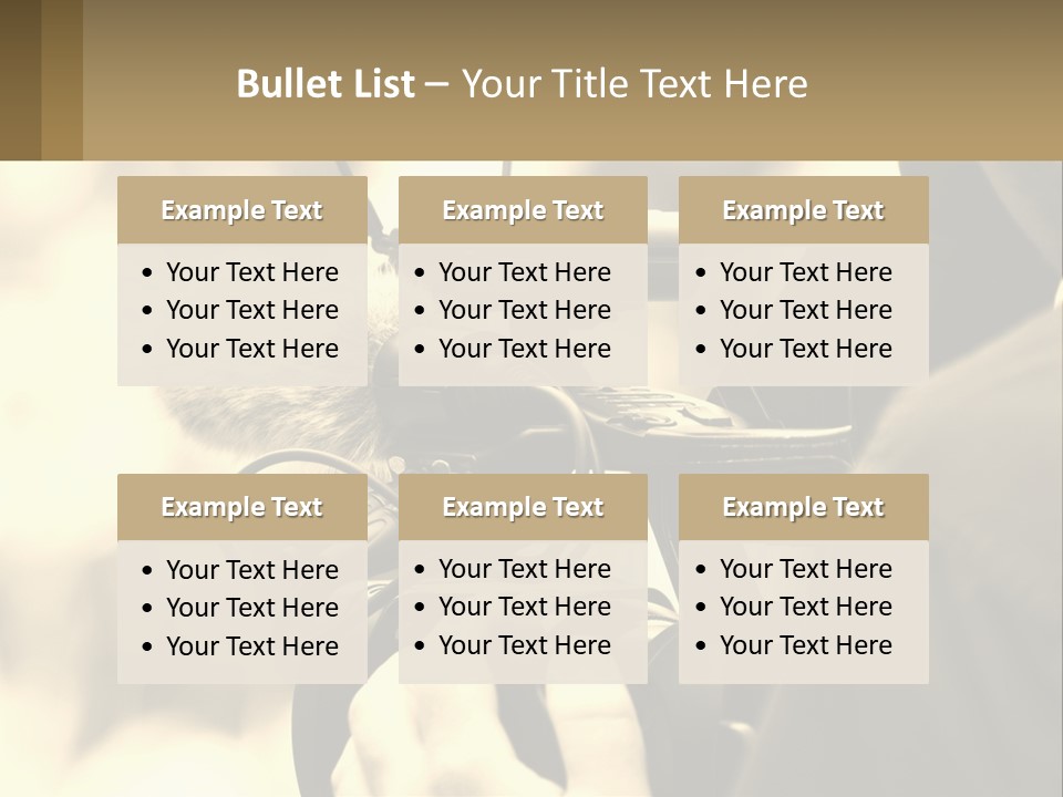 Cinematographer PowerPoint Template