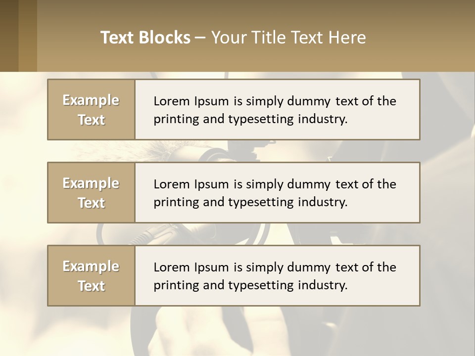 Cinematographer PowerPoint Template