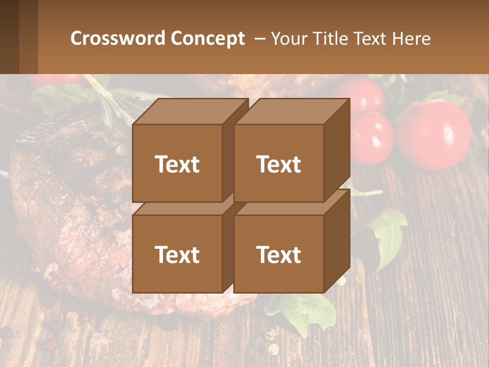 Medium Steak PowerPoint Template